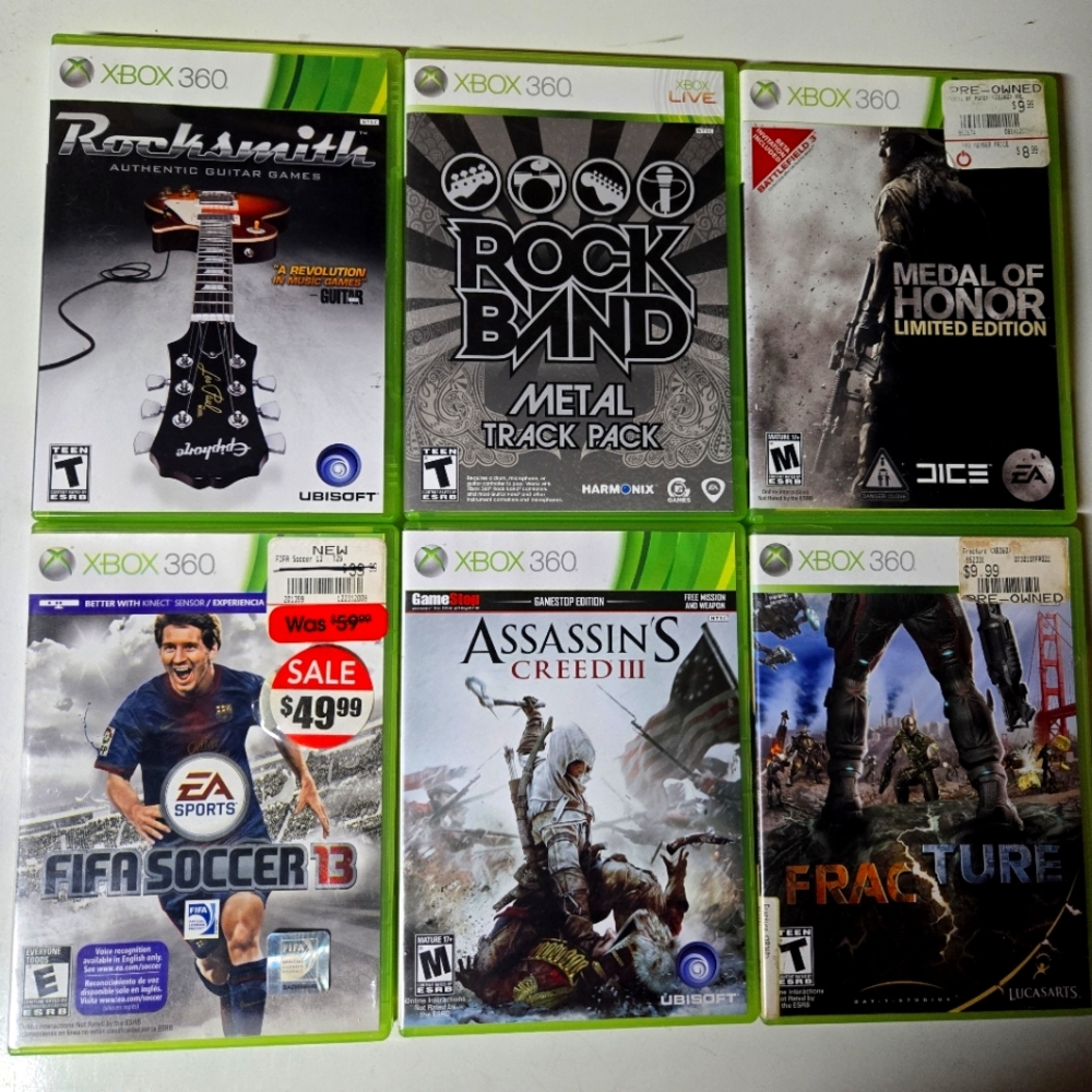 XBOX 360 Games (8) (Xbox bonus game)(1)